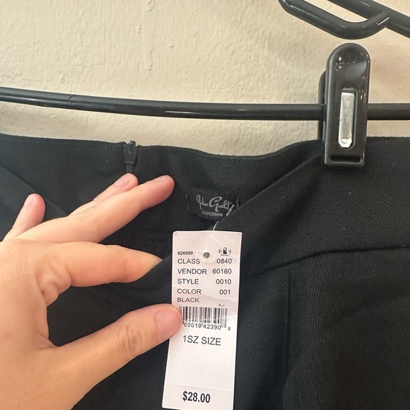 NWT Pacsun / John Galt by Brandy Melville Black Mini Skort O/S - Picture 4 of 6